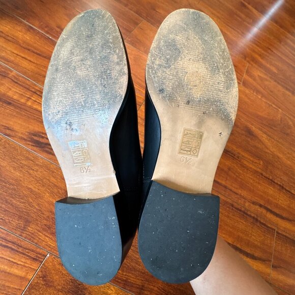 MADEWELL Size 6.5 The Ainsley Chelsea Boot Black Leather - Picture 9 of 11